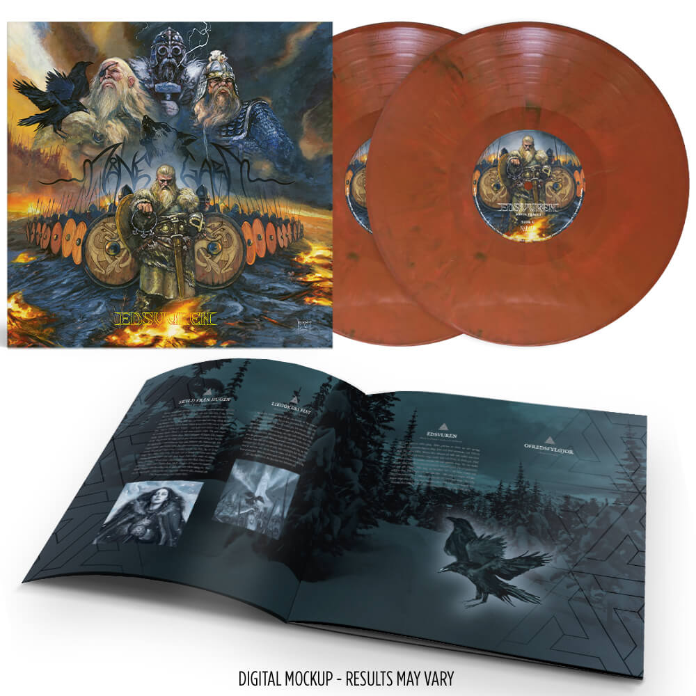 Månegarm "Edsvuren - Marbled Orange" 2x12"