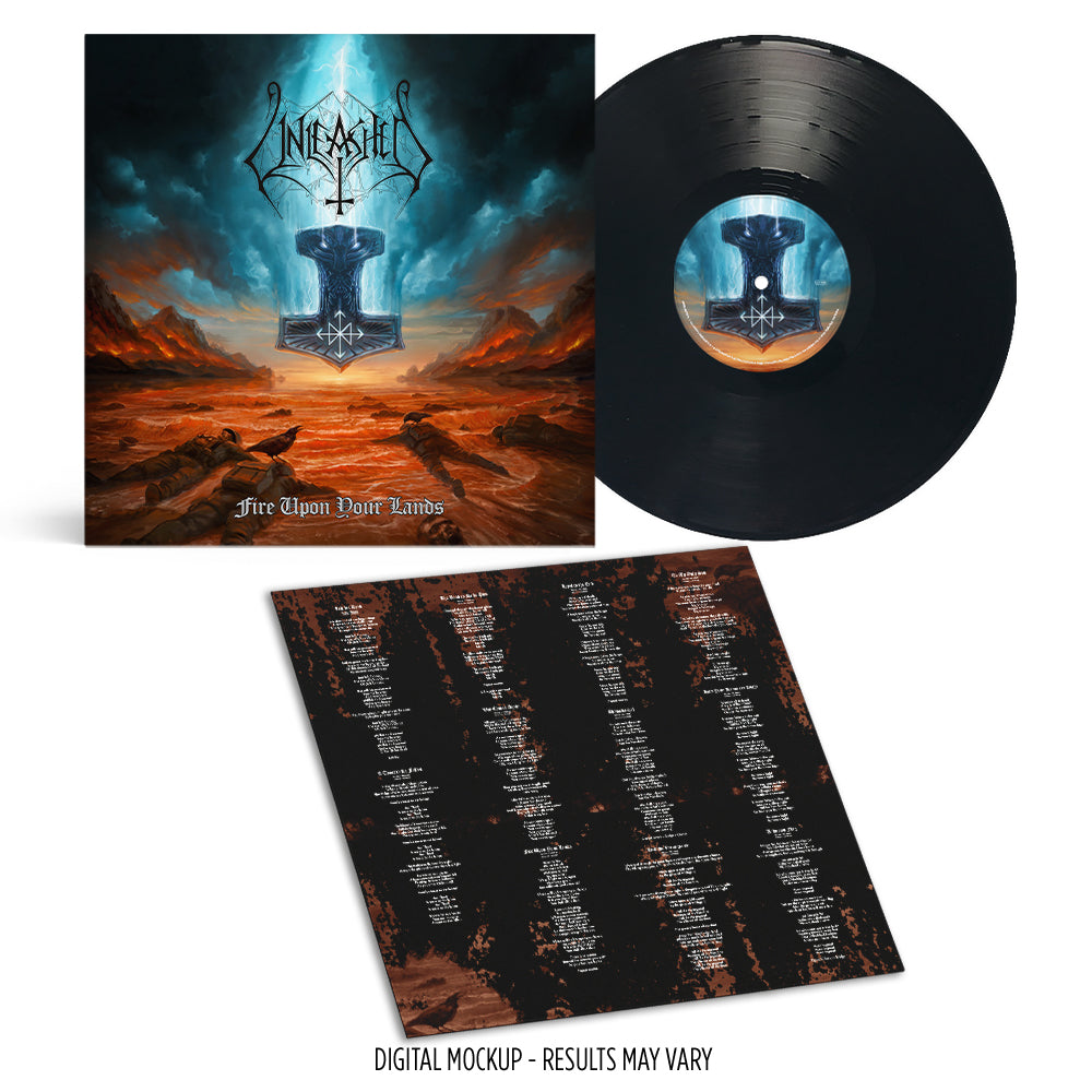 Unleashed "Fire Upon Your Lands - Black LP" 12"