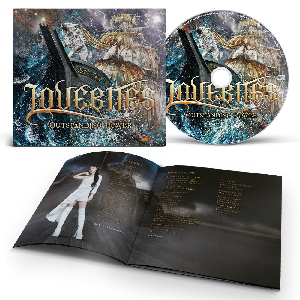 【LOVEBITES】OUTSTANDING POWER FC Heaven New LOVEBITES Outstanding Power Heaven Edition CD Blu-ray Japan