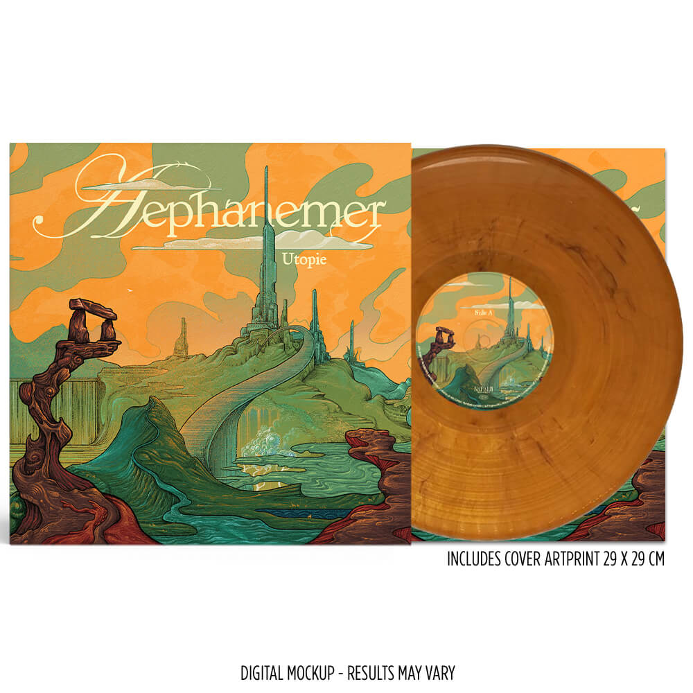 Aephanemer "Utopie (Orange/Black Marbled Vinyl)" 12"