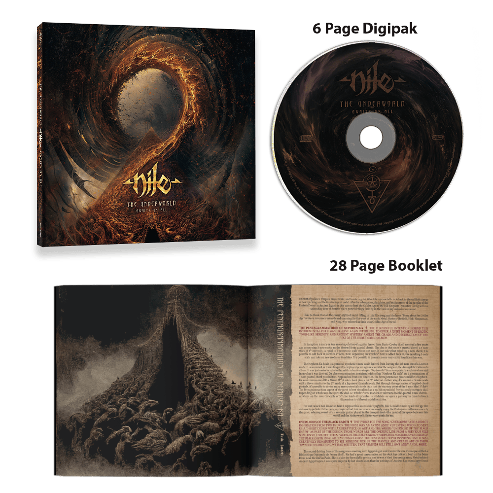 Nile "The Underworld Awaits Us All" Digipak CD