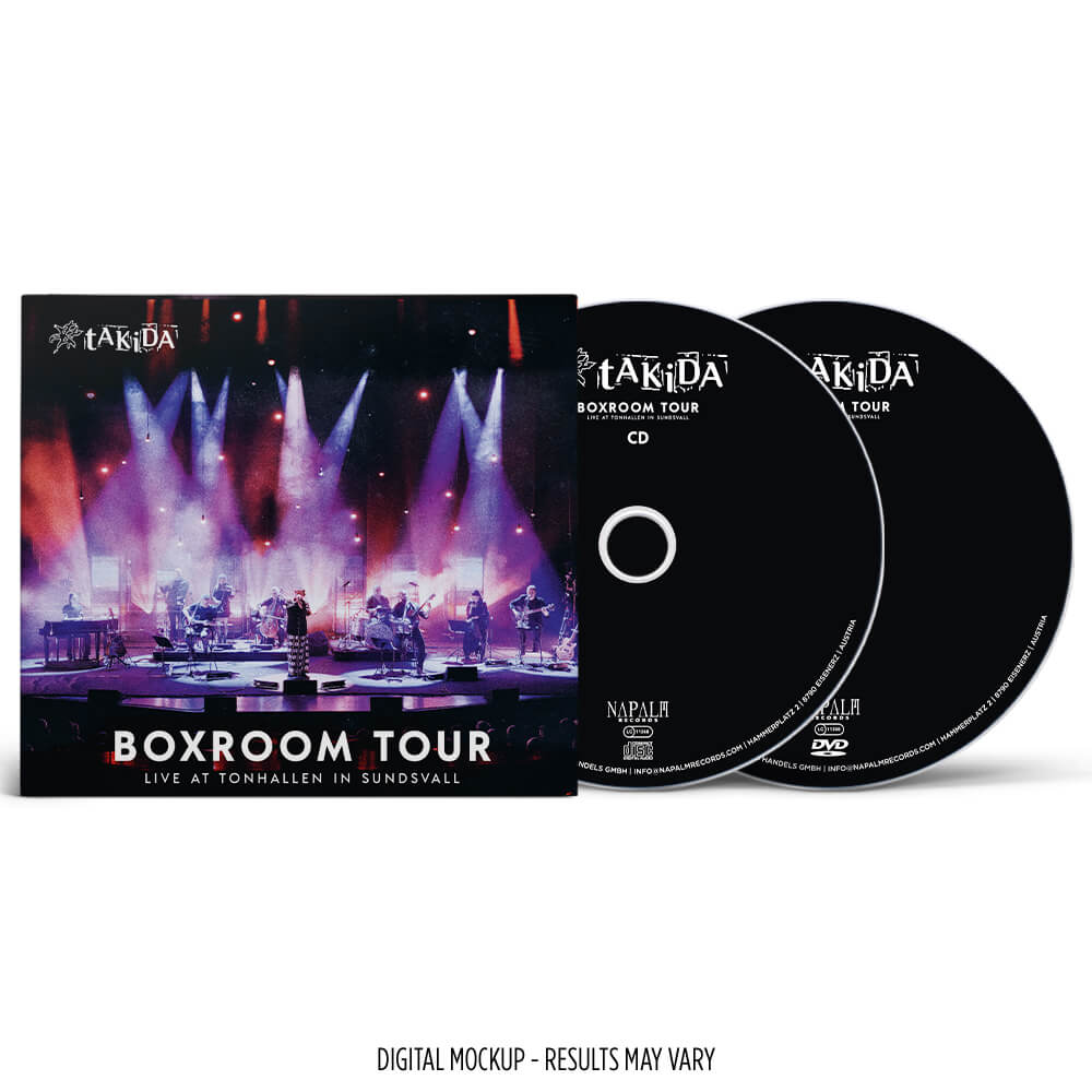 Takida "Boxroom Tour – Live At Tonhallen In Sundsvall" CD/DVD