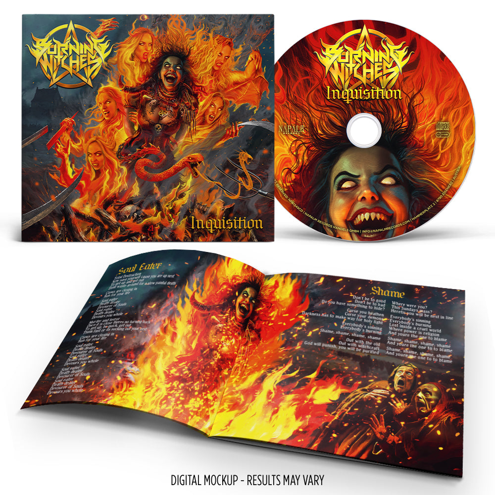 Burning Witches "Inquisition - CD Digipak" CD