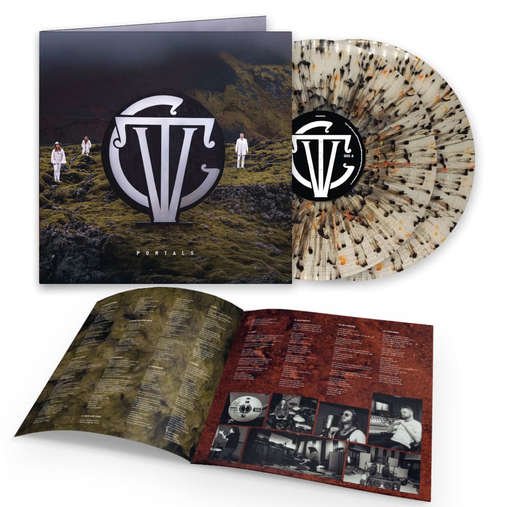 The Vintage Caravan "Portals (Splattered Milk / Black Orange Vinyl)" 2x12"