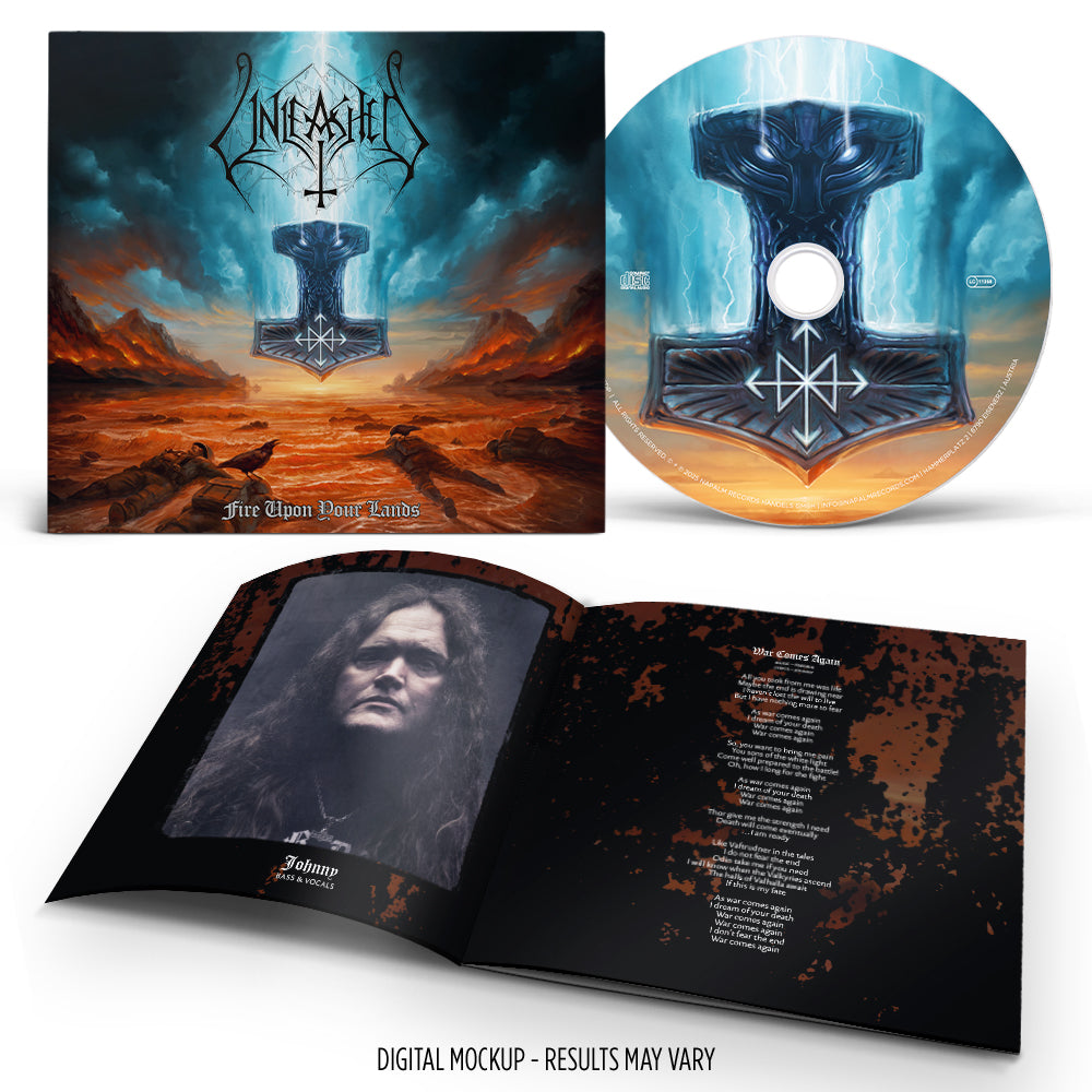 Unleashed "Fire Upon Your Lands" CD Digipak