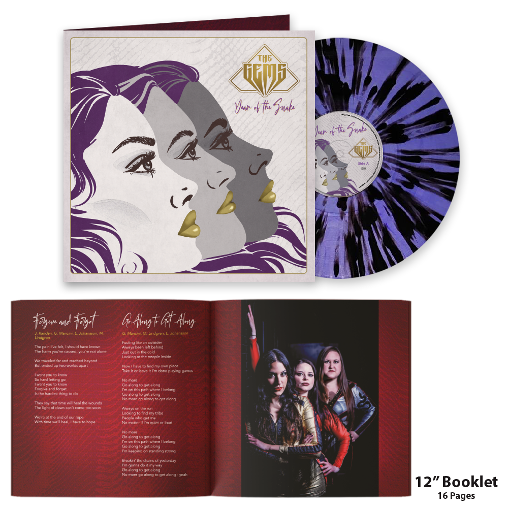 The Gems "Year Of The Snake (Purple/Black Splatter Vinyl)" 12"
