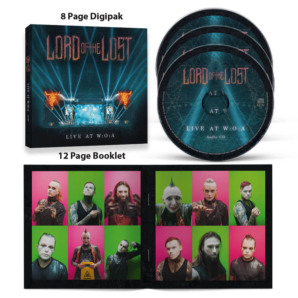Lord of the Lost "Live At W:O:A" Digipak CD